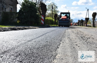 Trwa remont drogi w Krążkowie ZDJĘCIA