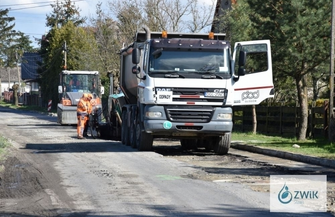 Trwa remont drogi w Krążkowie ZDJĘCIA