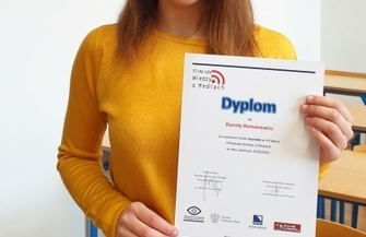 Laureatka Olimpiady Wiedzy o Mediach nagrodzona