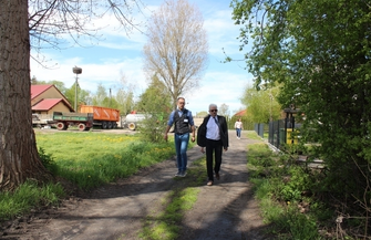 Burmistrz Antkowiak wizytowałwsie sołeckie FOTO