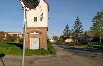 Nowe lustro drogowe w Kowalewie