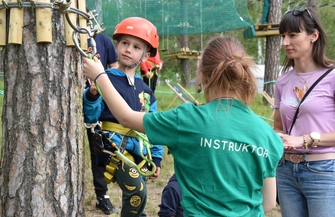 Atrakcja wśród drzew ZDJĘCIA