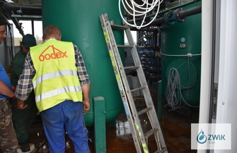 Nowa technologia na Stacji Uzdatniania Wody w Krążkowie ZDJĘCIA