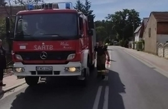 Akcja ratunkowa z udziałem helikoptera w Lubiatowie ZDJĘCIA