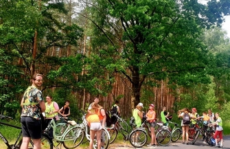 Stare Drzewce Uczniowie wybrali sięw 24 kilometrowy rajd ZDJĘCIA