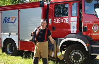 Ćwiczenia OSP Konradowo z użyciem nowego sprzętu ZDJĘCIA