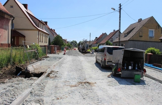 Remont ulicy Ogrodowej w Szlichtyngowej
