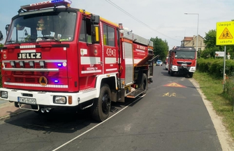 Czołowe zderzenie w Krzepielowie.