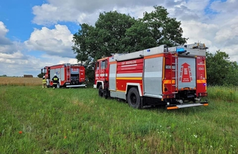 Ktośpodpalił śmieci w Krzepielowie ZDJĘCIA