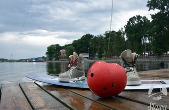 Żabson dał popis umiejętności na wakeboardzie w Sławie ZDJĘCIA