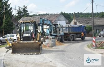 Budowa sieci wodno-kanalizacyjnej w Radzyniu.