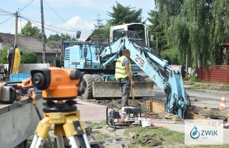 Budowa sieci wodno-kanalizacyjnej w Radzyniu.