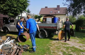 Podsumowanie zbiórki złomu na rzecz Marysi z Brenna ZDJĘCIA