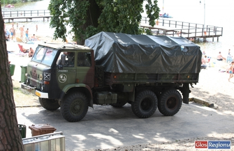 Słońce plaża i pomoc dla Marysi