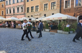 Zagrali hejnał Wschowy w Lublinie ZDJĘCIA