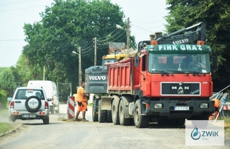 Utrudnienia w Tarnowie Jeziernym ZDJĘCIA