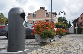 Sława Nowe kosze na śmieci ZDJĘCIA