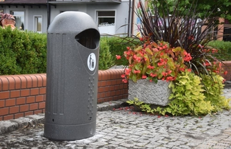 Sława Nowe kosze na śmieci ZDJĘCIA