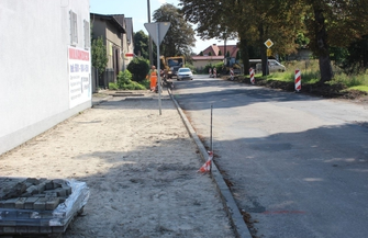 Remont ul. Dworcowej w Szlichtyngowie ZDJĘCIA