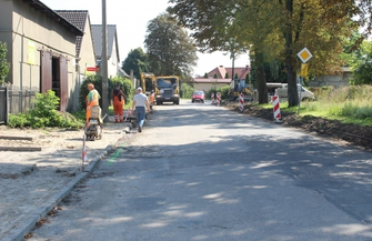 Remont ul. Dworcowej w Szlichtyngowie ZDJĘCIA