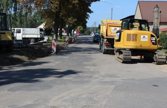 Remont ul. Dworcowej w Szlichtyngowie ZDJĘCIA