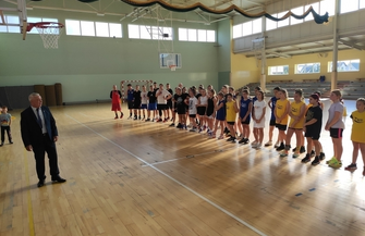 Wizyta Prezesa Polskiego Związku Koszykówkiwe Wschowie ZDJĘCIA