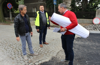 Ulica Dworcowa z nową nawierzchnią