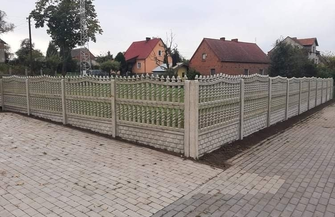 Nowe ogrodzenie przy remizie OSP Gola ZDJĘCIA