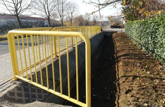 Nowy chodnik na drodze wojewódzkiej nr 324 w Szlichtyngowej