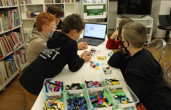 Zajęcia Liga eSzkoła w Bibliotece ZDJĘCIA