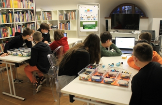 Zajęcia Liga eSzkoła w Bibliotece ZDJĘCIA