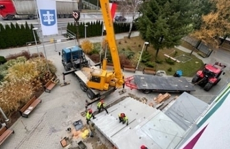 Remont schodów w SP1.