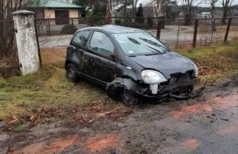 Uwaga Dachowanie na odcinku Radzyń-Tarnówek ZDJĘCIA