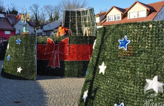 10-metrowa choinka w Sławie