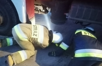 Pożar domu w Łęgoniu. Rodzina musiała się ewakuować ZDJĘCIA