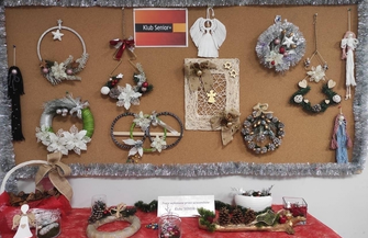 Szlichtyngowa Warsztaty Bożonarodzeniowe w Klubie Senior ZDJĘCIA