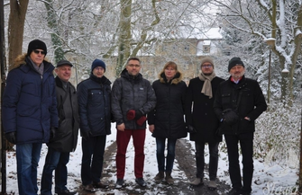 Wizytacja w sławskim pałacu