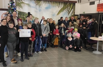 Pierwszy wyjazd na basen zaliczony.