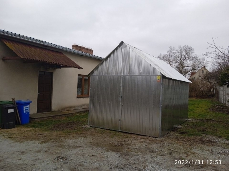 Nowy budynek gospodarczy w Zamysłowie