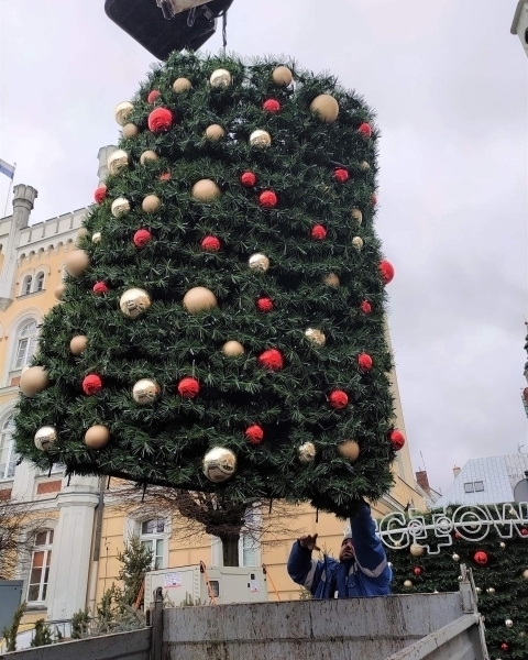 Choinka znika z Rynku ZDJĘCIA