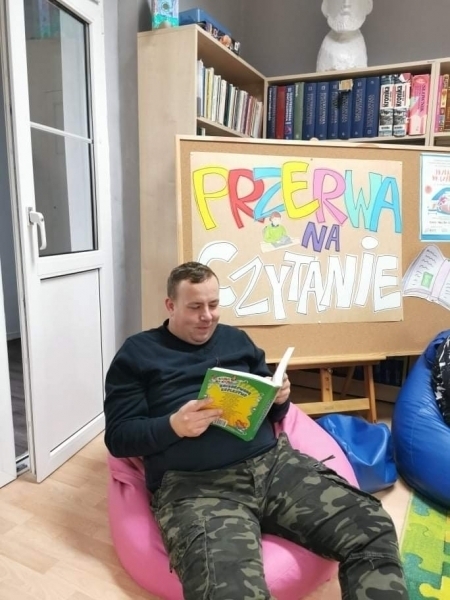Rehabilitacja 25 Plus w SOSW - zajęcia multimedialno-czytelnicze