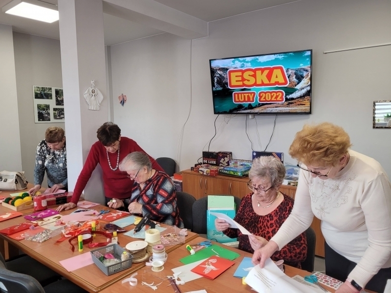 Walentynki w Klubie Seniora w Szlichtyngowej ZDJĘCIA