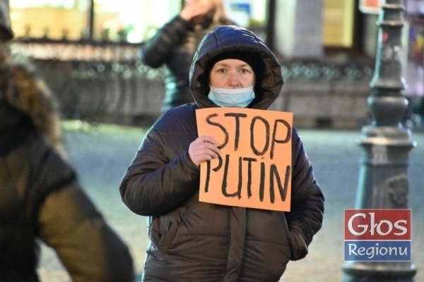 Nie dla wojny Protest w Sławie ZDJĘCIA