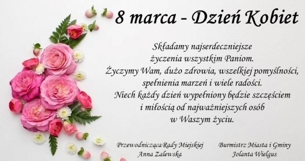Zdjęcie 1: Życzenia na Dzień Kobiet