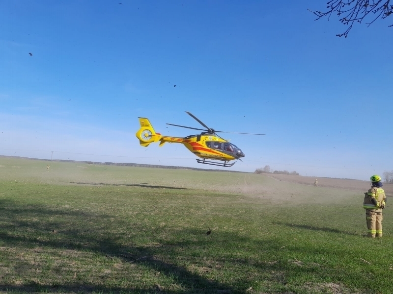 Poważny wypadek na trasie Krzepielów-Przydroże