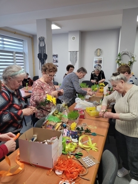 Warsztaty Wielkanocne w Klubie Senior ZDJĘCIA