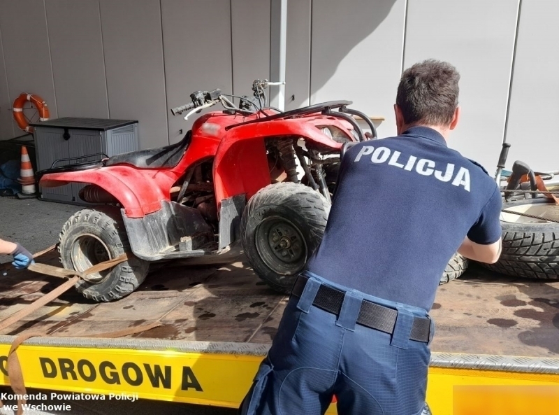 Wschowscy kryminalni odzyskali quada ZDJĘCIA