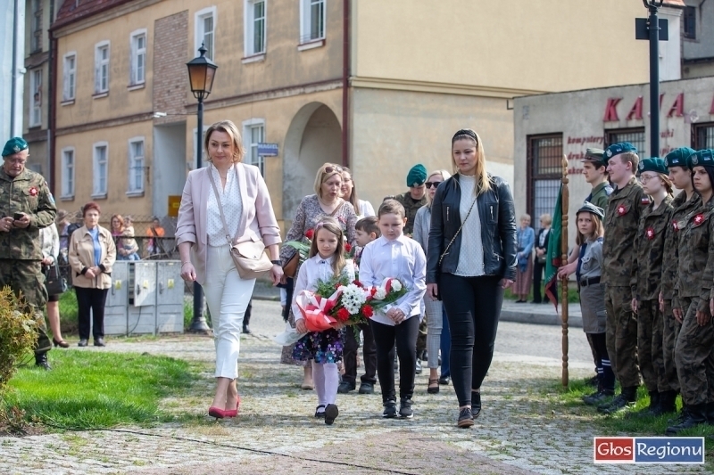 Obchody święta Konstytucji 3 maja. Uroczystość we Wschowie VIDEO