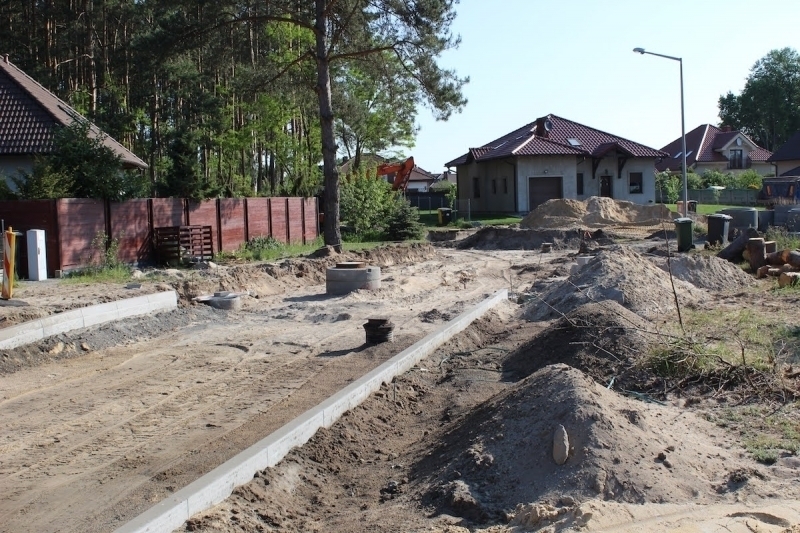 Postępują roboty budowlane na Osiedlu Leśnym w Górczynie ZDJĘCIA