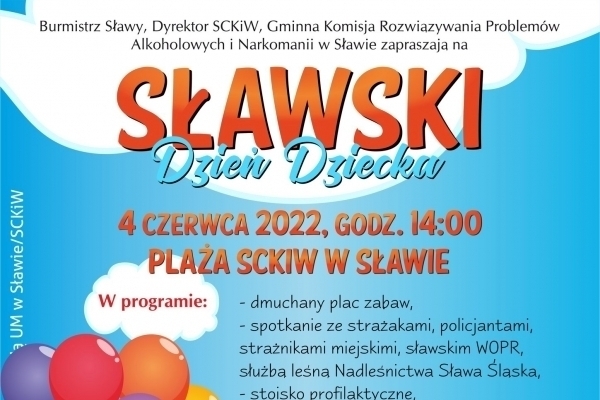 Zapraszamy na Dzień Dziecka do Sławy